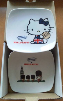 ロンドンオリンピック　キティの絵皿